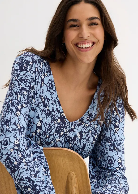 Robe longue en viscose douce et extensible, bonprix