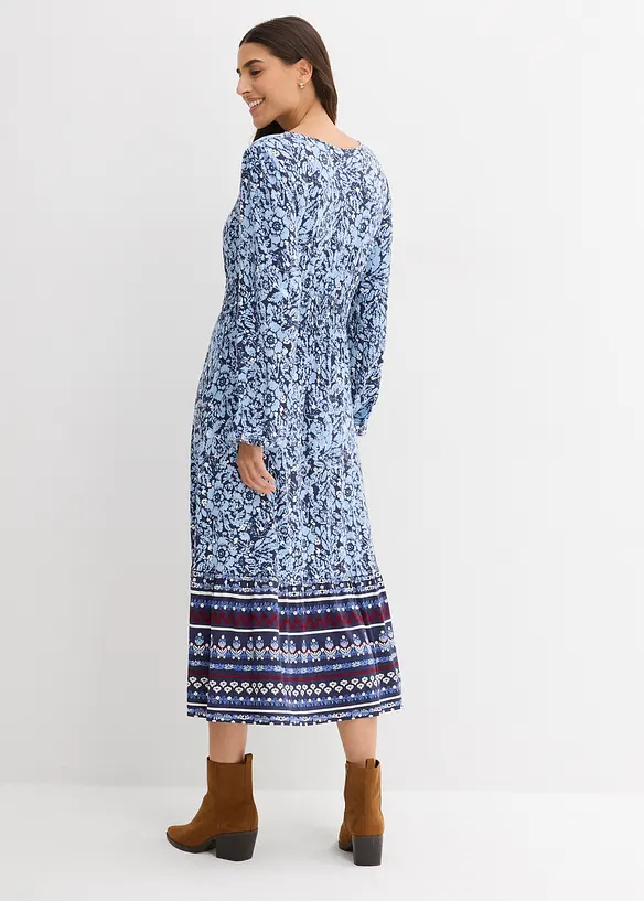 Robe longue en viscose douce et extensible, bonprix