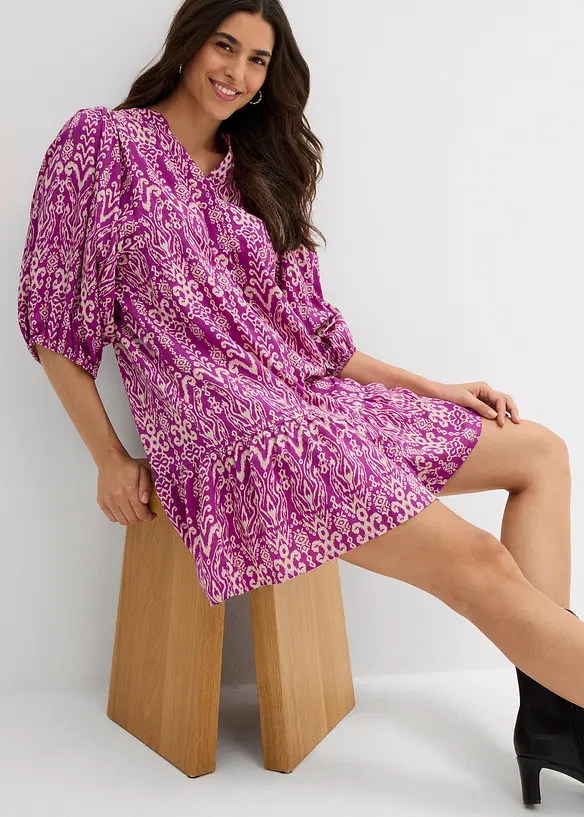 Robe-tunique en viscose douce, bonprix