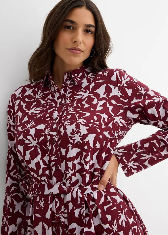 Robe-chemise en viscose fluide, bonprix