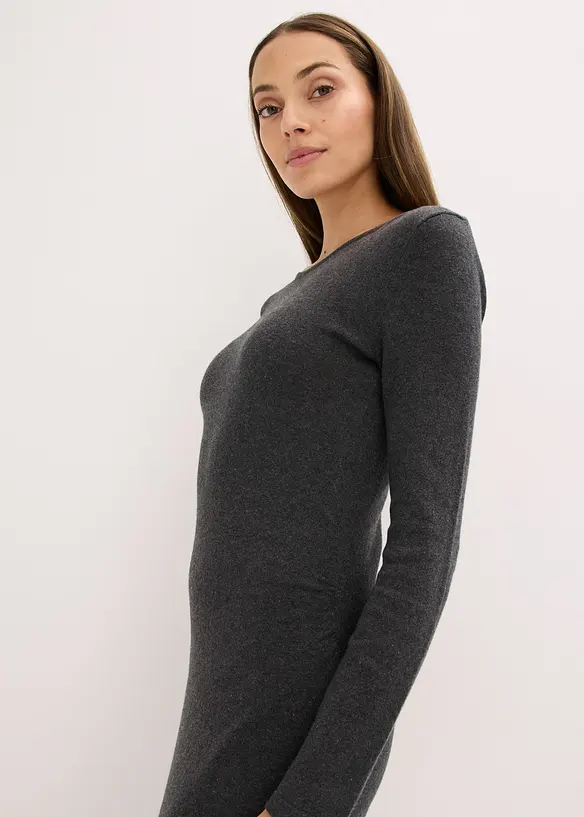 Robe midi avec du cachemire, bonprix