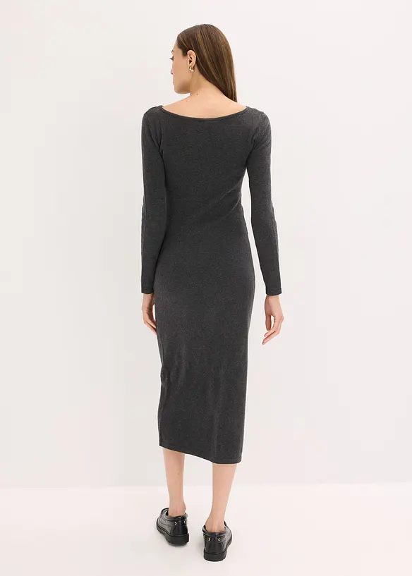 Robe midi avec du cachemire, bonprix