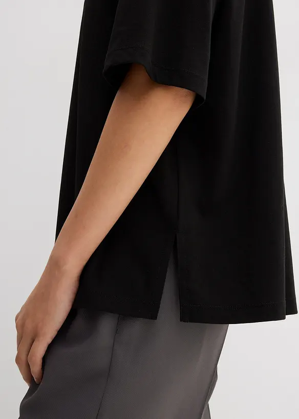 T-shirt oversize en coton mélangé, bonprix