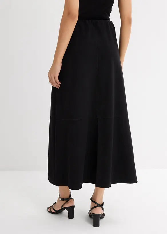 Jupe midi en Punto di Roma confortable, bonprix