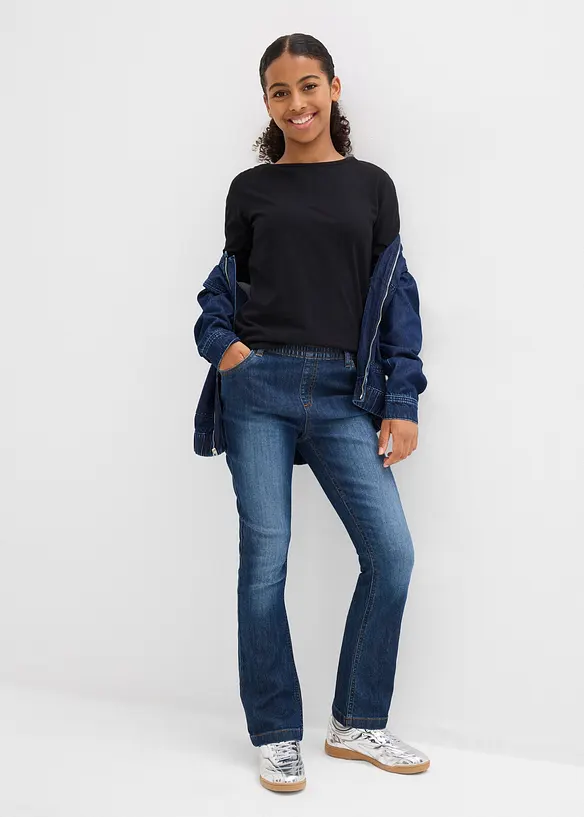 Lot de 3 T-shirts manches 100% coton, bonprix