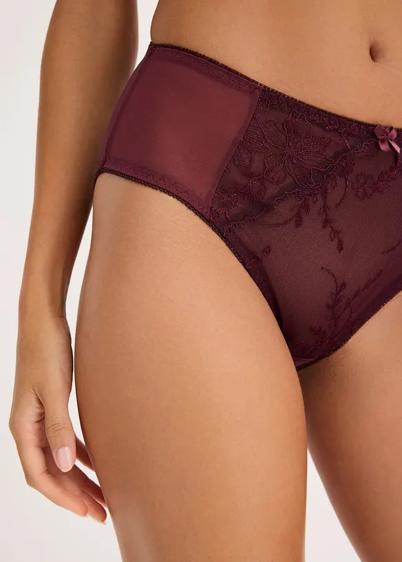 Slip Maxi avec broderies, bonprix