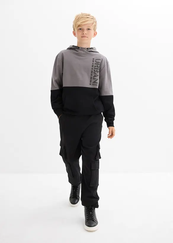 Sweat à capuche 100% coton, bonprix