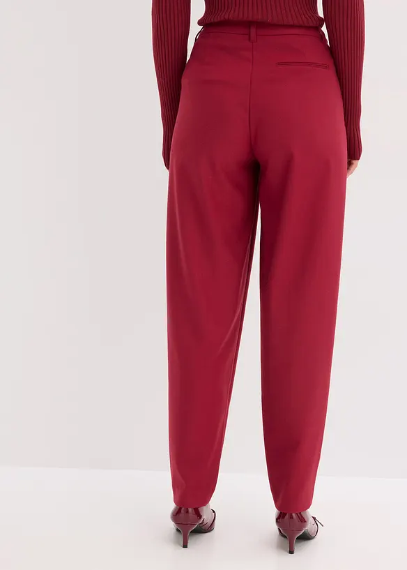 Pantalon en toile coupe barrel, bonprix