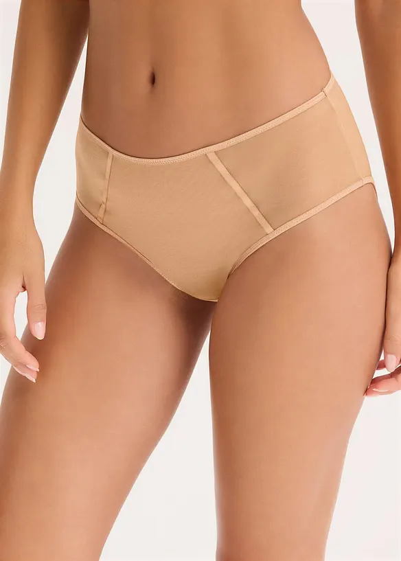 Slip Maxi avec matière brillante, bonprix