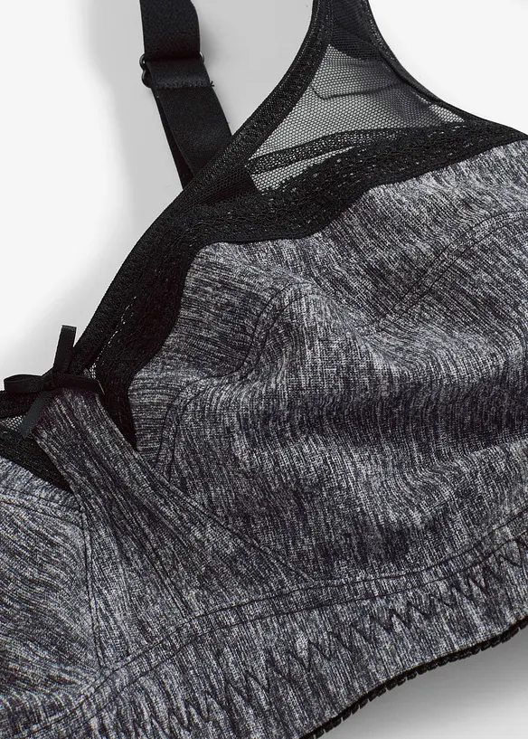 Soutien-gorge grand maintien sans armatures, bretelles rembourrées, bonprix