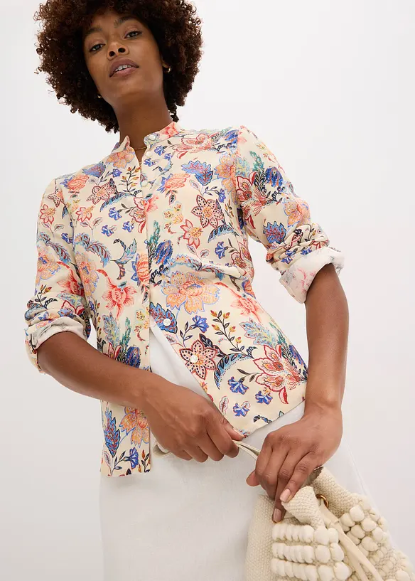 Chemisier à imprimé floral, bonprix