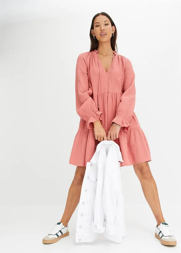 Robe en gaze de coton, bonprix