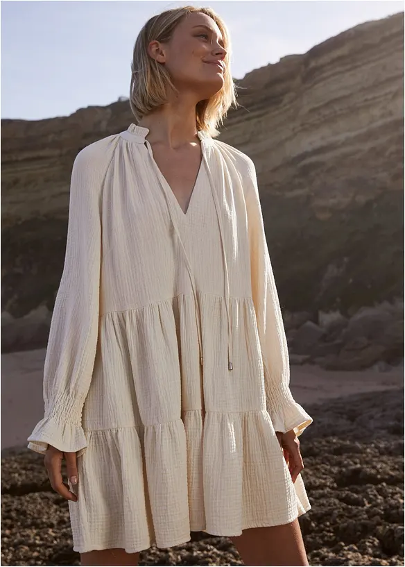 Robe en gaze de coton, bonprix