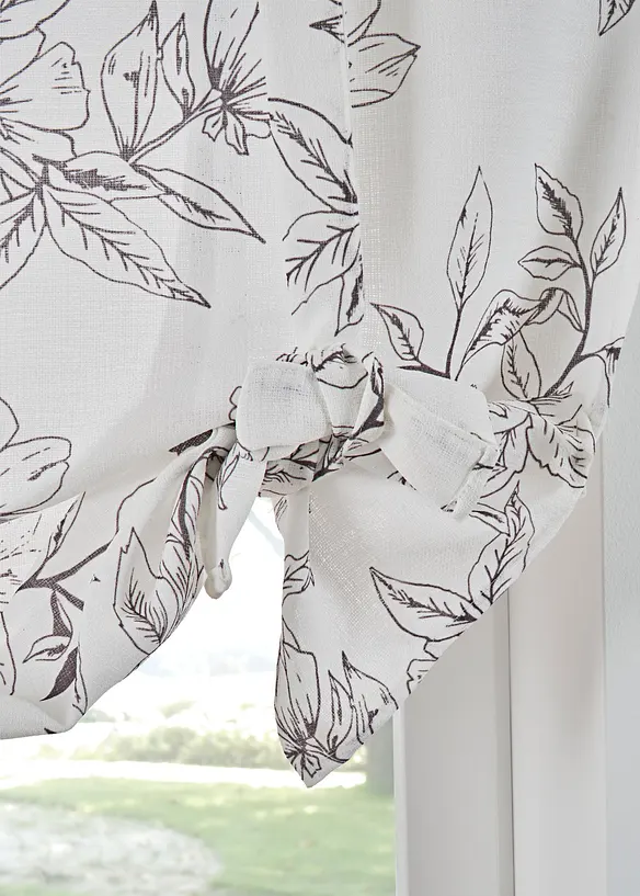 Store à nouettes, imprimé floral, bonprix