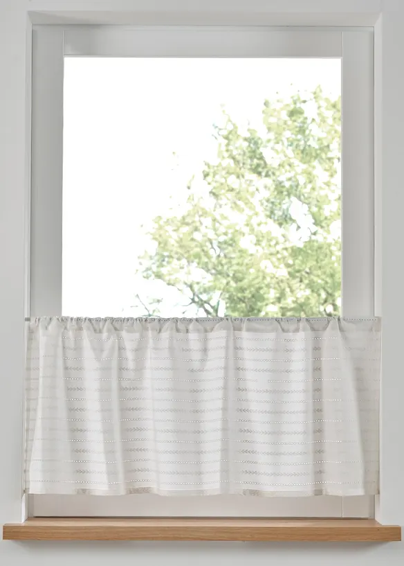 Brise-bise à broderie anglaise, bonprix