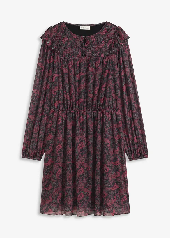 Robe en jersey mesh, bonprix