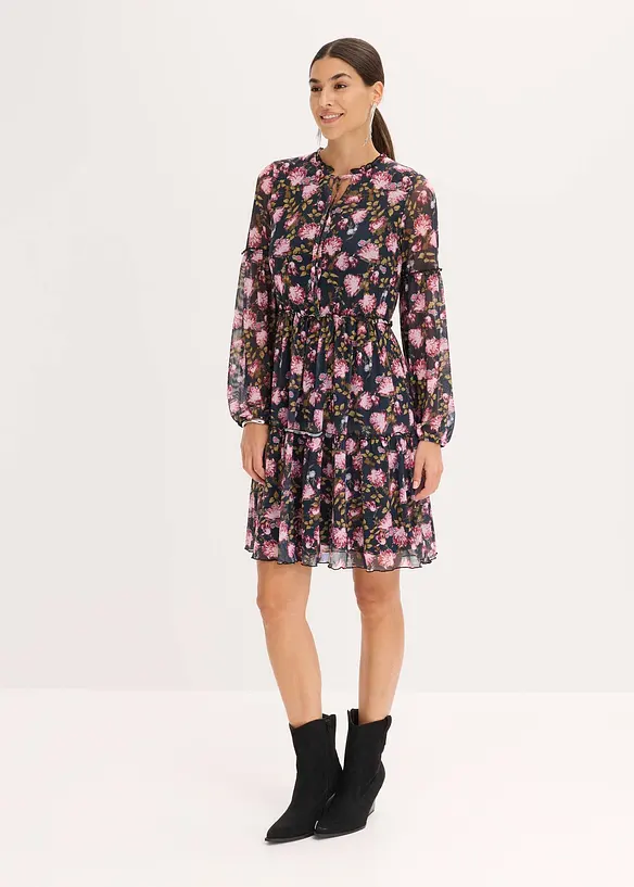 Robe en jersey mesh, bonprix