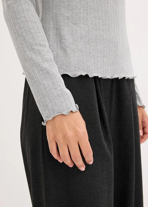 T-shirt côtelé, bonprix