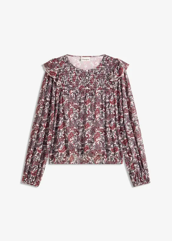 Blouse manches longues, bonprix