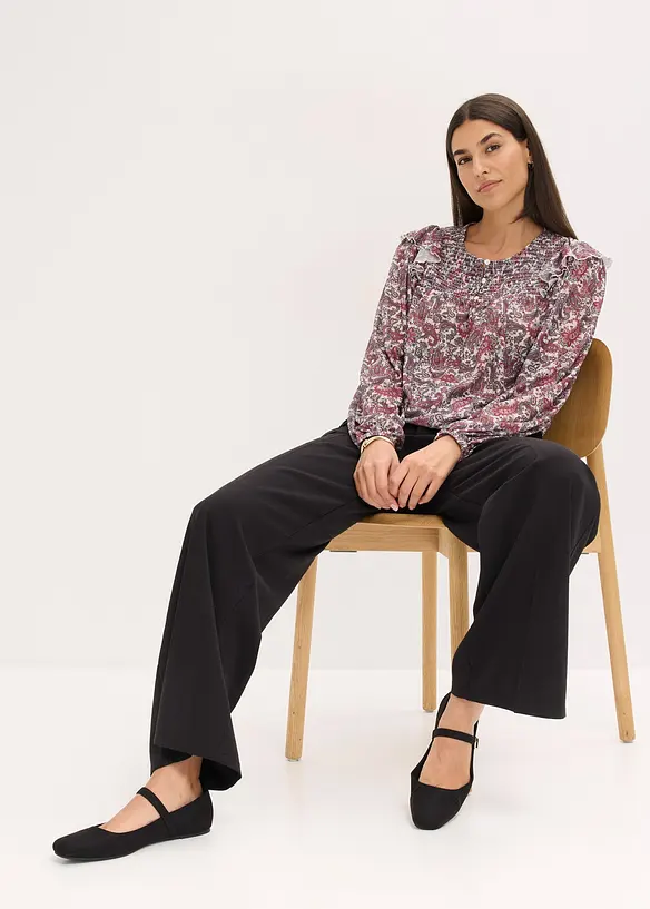 Blouse manches longues, bonprix