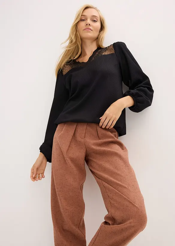 Blouse manches longues, bonprix