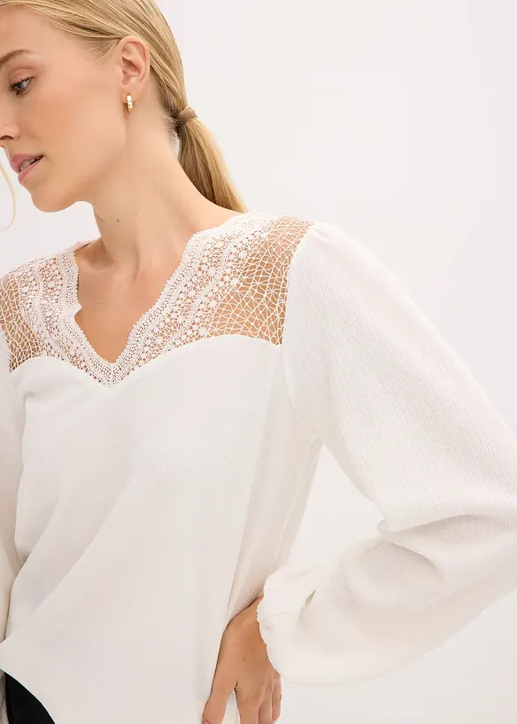 Blouse manches longues, bonprix