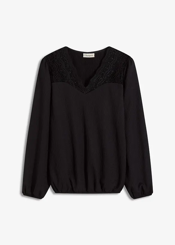 Blouse manches longues, bonprix