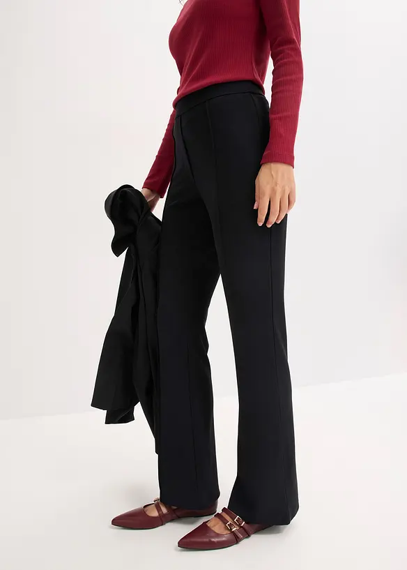 Pantalon en jersey milano à taille élastiquée, bonprix