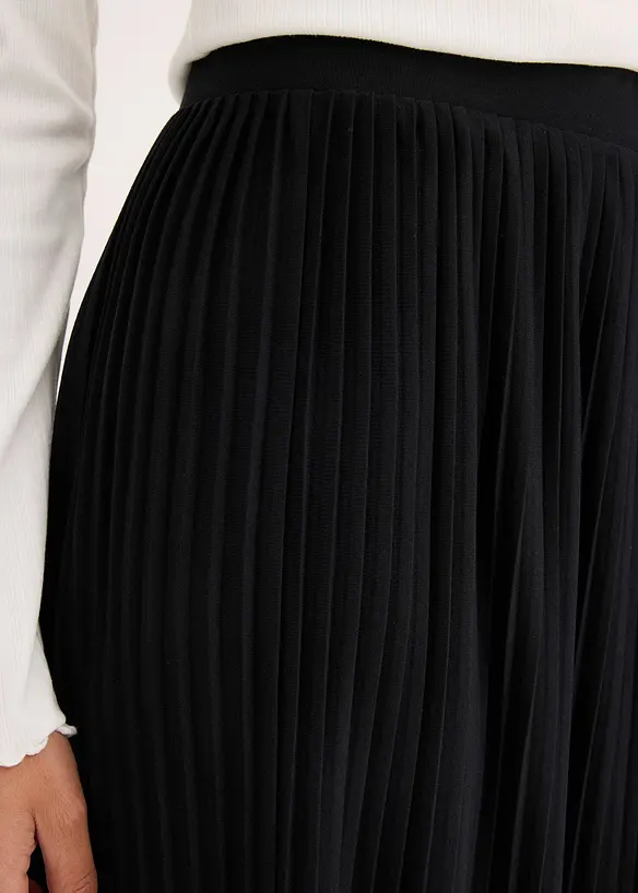 Jupe fluide en jersey de viscose mélangée, bonprix