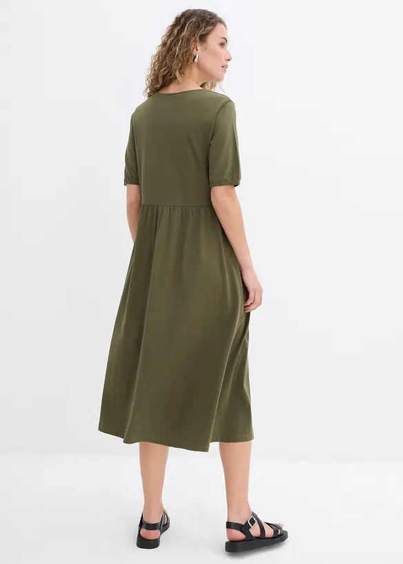 Robe midi 100% coton, bonprix