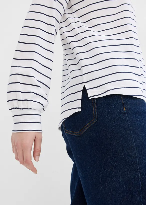 T-shirt manches longues 100% coton, bonprix