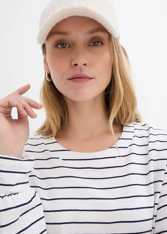 T-shirt manches longues 100% coton, bonprix