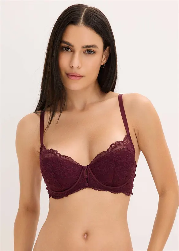 Soutien-gorge à coques en dentelle, bonprix