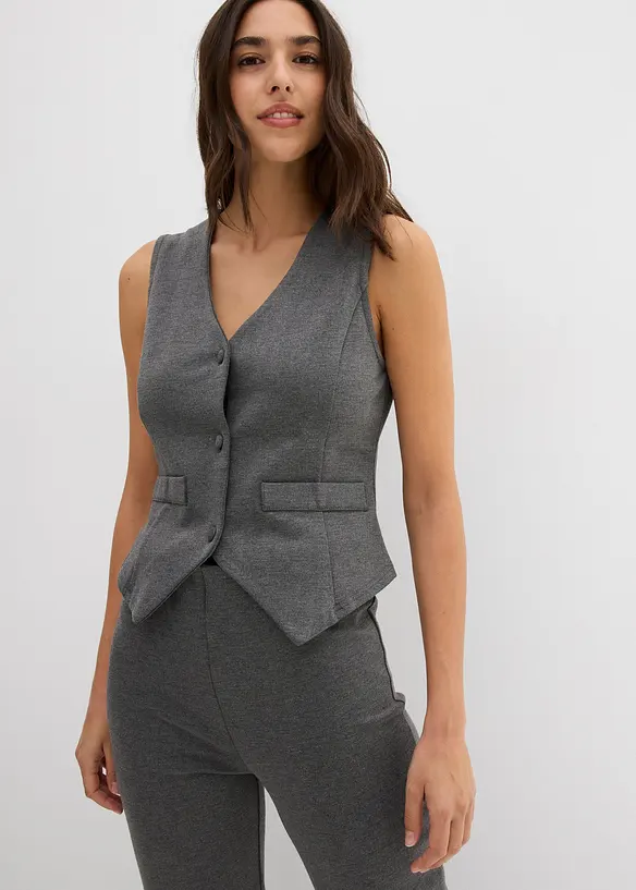 Gilet sans manches en viscose mélangée, bonprix