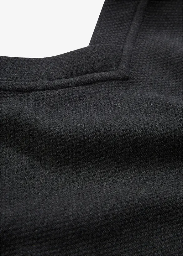 Gilet long en sweat doux, bonprix