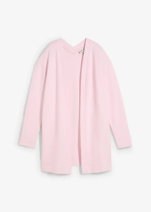 Gilet long en sweat doux, bonprix