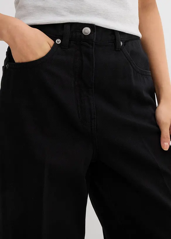 Pantalon à pinces en twill 100% coton, bonprix