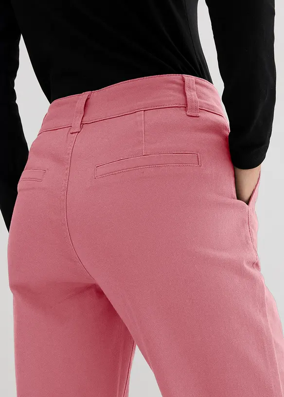 Pantalon barrel en twill, bonprix