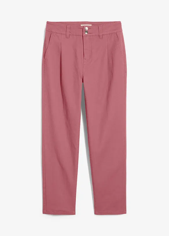 Pantalon barrel en twill, bonprix