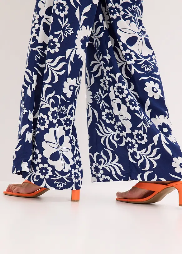 Pantalon large en viscose fluide, bonprix