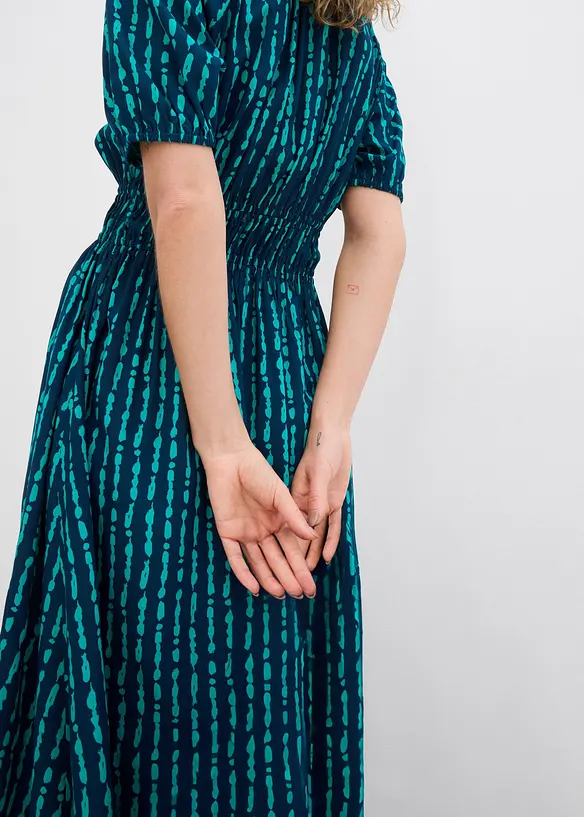 Robe midi en viscose douce, bonprix