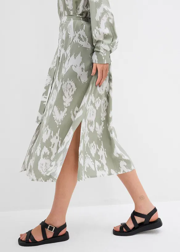 Robe-chemise en viscose fluide, bonprix