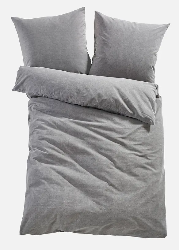 Parure de lit aspect lin, bonprix