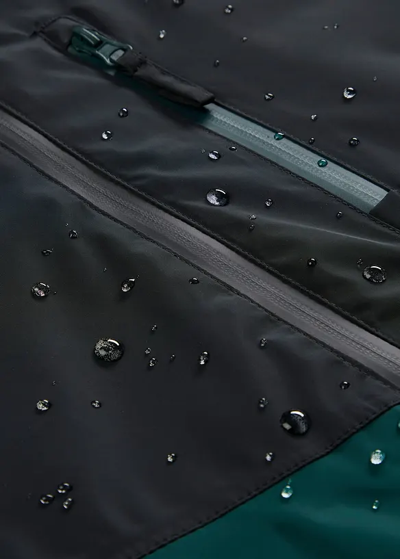 Parka d’hiver imperméable à capuche, style color block, bonprix