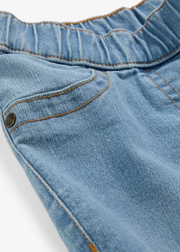 Jean bootcut taille mi-haute élastiquée, bonprix