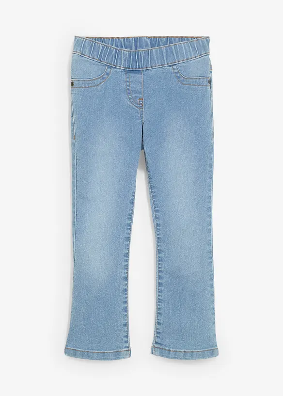 Jean bootcut taille mi-haute élastiquée, bonprix