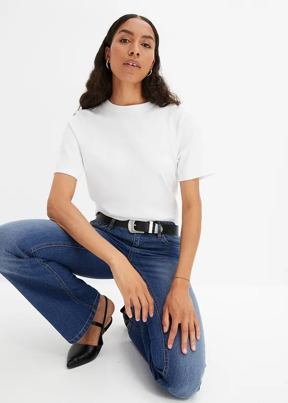 T-shirt en coton épais, bonprix