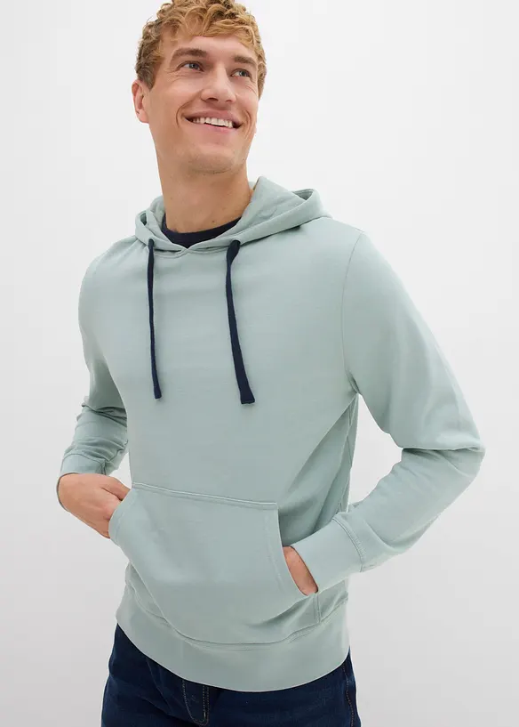 Sweat à capuche 100% coton, bonprix
