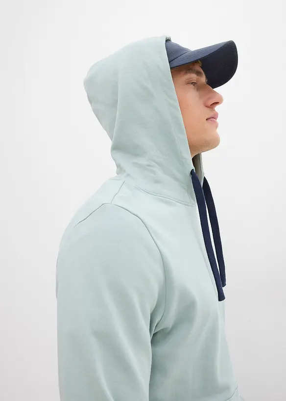 Sweat à capuche 100% coton, bonprix