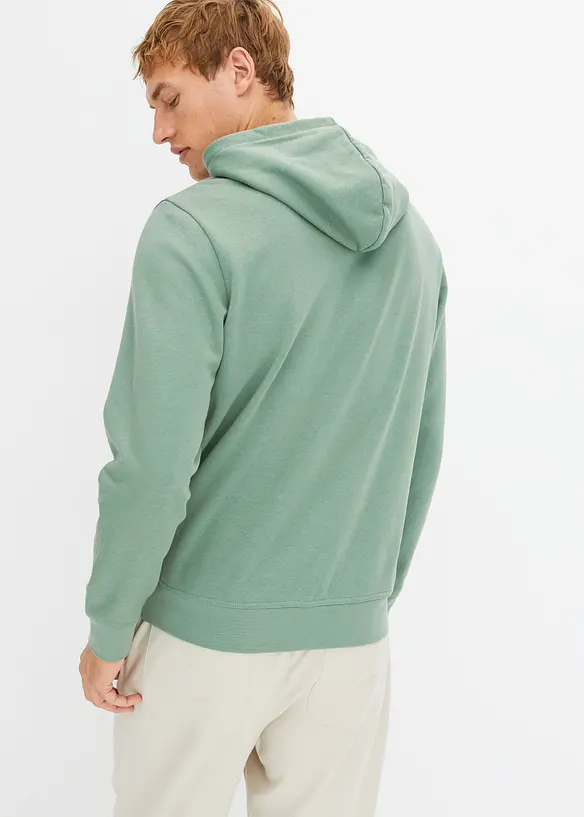 Sweat à capuche 100% coton, bonprix